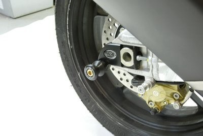 Přídavné ochranné špulky na kyvku (pár), Aprilia RSV4, černé